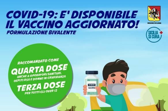 Covid, in Sicilia al via da domani le dosi booster dei vaccini bivalenti