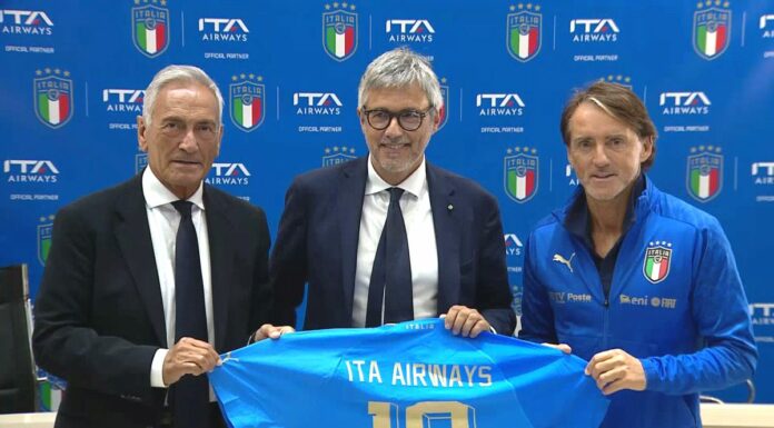 ITA Airways e Federcalcio insieme per far volare le Nazionali