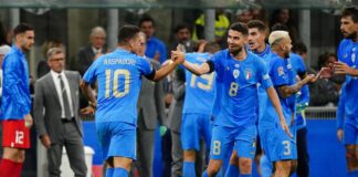 L’Italia piega l’Inghilterra 1-0, decide Raspadori