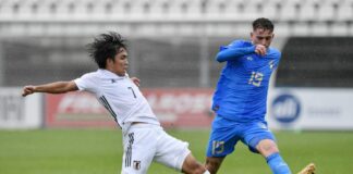 Colombo non basta, l’Under 21 fa 1-1 contro il Giappone