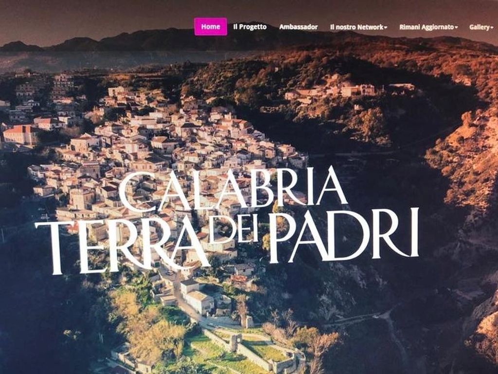 Calabria Terra dei Padri, on line nuovo sito sul turismo delle radici