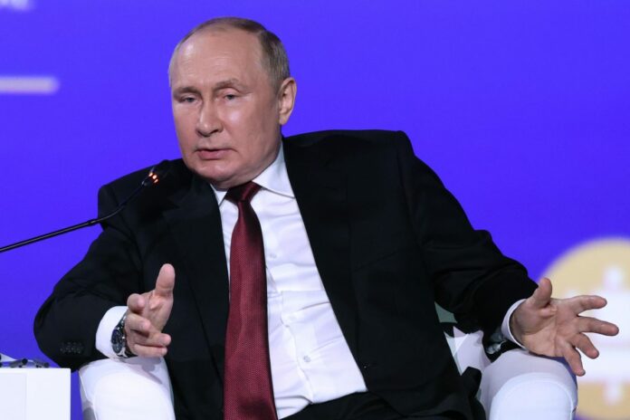 Russia: Plenary session at SPIEF 2022