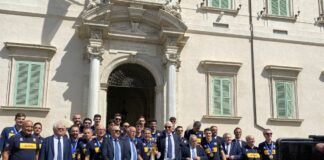 Gli azzurri del volley ricevuti da Mattarella e Draghi