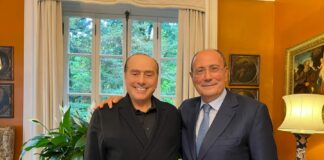 Renato Schifani ricevuto ad Arcore da Silvio Berlusconi