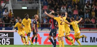 Bologna-Salernitana 1-1, Dia risponde a Arnautovic