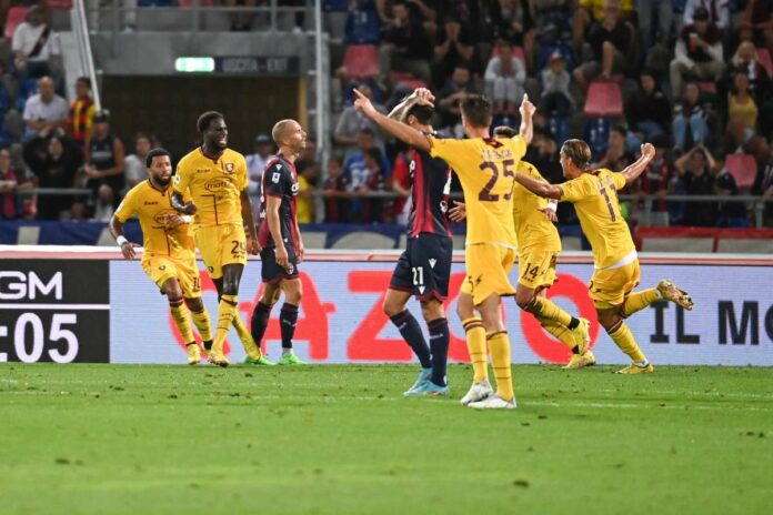 italian soccer Serie A match Bologna FC vs US Salernitana