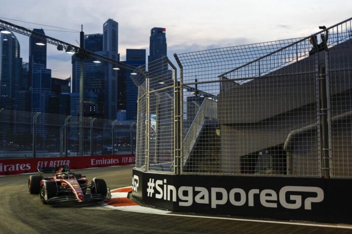 20221001_1183 Gp Singapore, pole Leclerc su Perez, Hamilton e Sainz Agenzia di stampa Italpress
