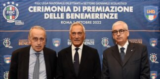 Benemerenze sportive per Lnd e Settore giovanile e scolastico Figc