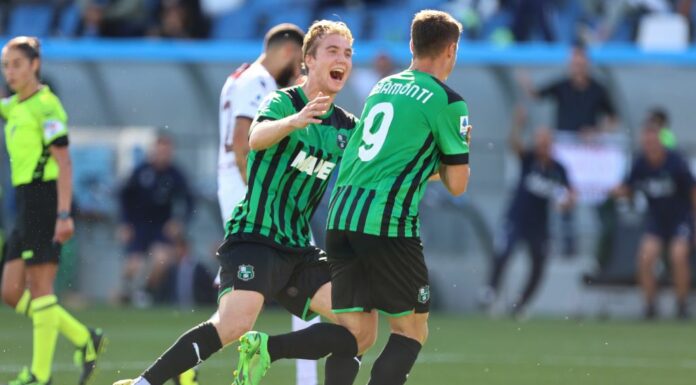 Sassuolo-Salernitana 5-0, Caputi prima donna arbitro in A