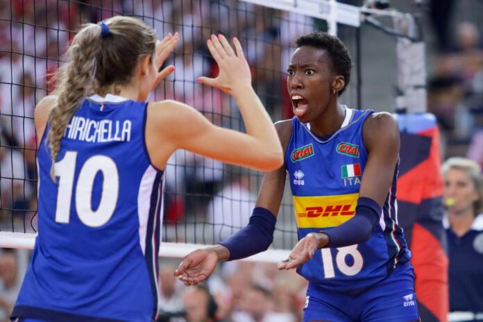 LODZ 04 09 2019 SIATKOWKA KOBIET MISTRZOSTWA EUROPY 2019 FAZA PLAY OFF MECZ CWIERCFINAL WLOCHY R