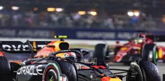 Perez vince Gp Singapore, sul podio le Ferrari di Leclerc e Sainz