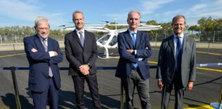Il primo vertiporto italiano inaugurato all’aeroporto di Fiumicino