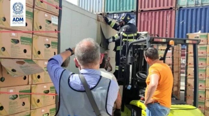 Al porto di Catania sequestrati 110 kg di cocaina per 12 milioni