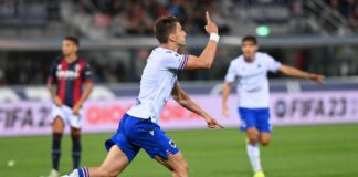 Bologna-Sampdoria 1-1, Djuricic replica a Dominguez
