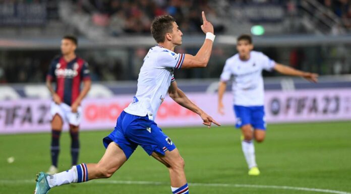 Bologna-Sampdoria 1-1, Djuricic replica a Dominguez