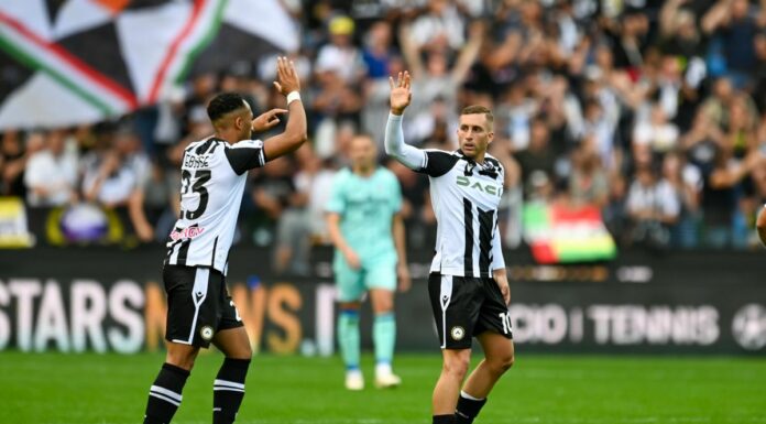 L’Atalanta si fa rimontare, finisce 2-2 contro l’Udinese