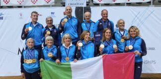 Italia chiude Mondiale Master di Zara con 17 medaglie