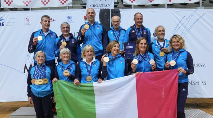 Italia chiude Mondiale Master di Zara con 17 medaglie