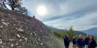 Sopralluogo dell’assessore Priolo ai lavori nel parmense