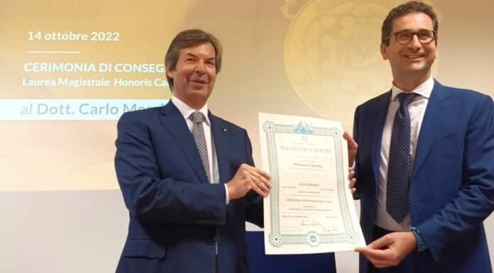 Dal Politecnico di Bari laurea honoris causa al Ceo di Intesa Sanpaolo