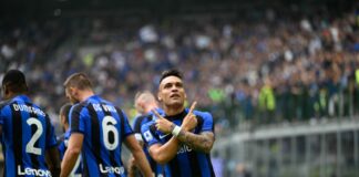 Inter-Salernitana 2-0, decidono Lautaro Martinez e Barella