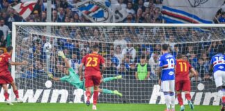 La Roma vince in casa Samp, decide Pellegrini su rigore
