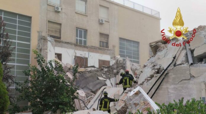 Crollo all’Università di Cagliari, nessun ferito. Il sindaco “Immagini sconvolgenti”
