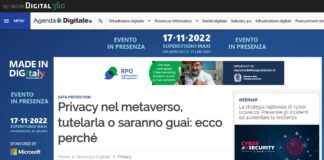 Metaverso e tutela della privacy, le norme in Ue, Cina e Usa