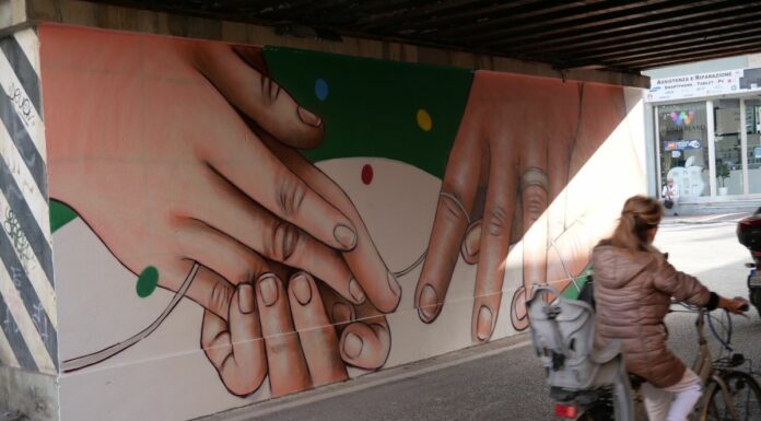 A Pesaro un murales antismog contro intolleranze e discriminazioni