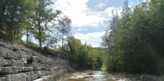 A Pianoro nuova difesa spondale sulla destra del Torrente Savena