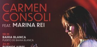 Carmen Consoli, a novembre tour in Sud America
