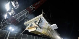 Genova, rimossa la vecchia rampa nel nodo di San Benigno