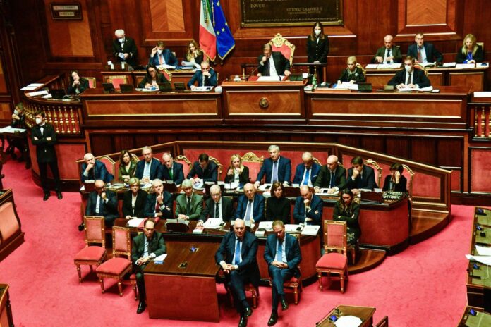 25-10-2022: Roma, Giorgia Meloni ottiene la fiducia alla Camera dei Deputati