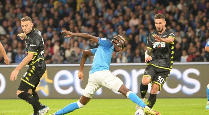 Il Napoli batte l’Empoli 2-0, vittoria numero 12 in campionato