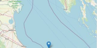 Forte scossa di terremoto di magnitudo 5.7 lungo la Costa Marchigiana Pesarese