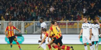 Lecce-Atalanta 2-1, decidono Baschirotto e Di Francesco