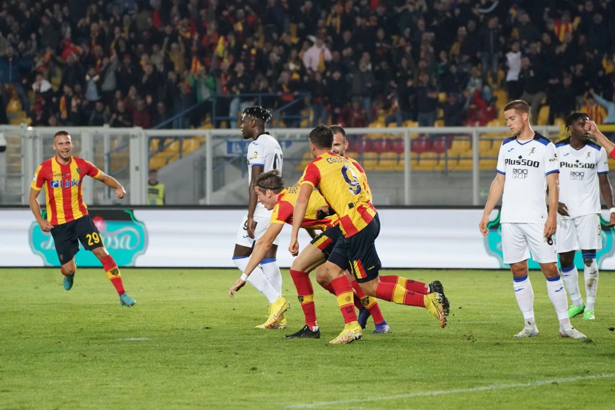 Lecce-Atalanta 2-1, decidono Baschirotto e Di Francesco