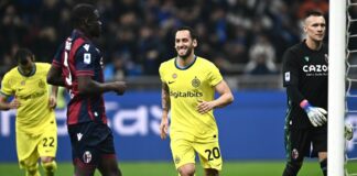 L’Inter torna alla vittoria, 6-1 al Bologna