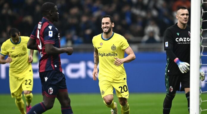 L’Inter torna alla vittoria, 6-1 al Bologna