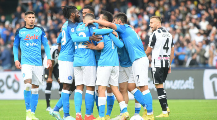 Il Napoli continua a volare: 3-2 all’Udinese