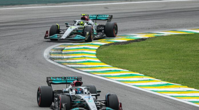 In Brasile vince Russell davanti a Hamilton, Sainz e Leclerc