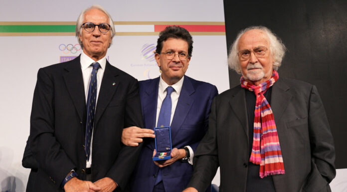 Consegnati i Collari d’oro del Coni, stella d’oro all’Italpress