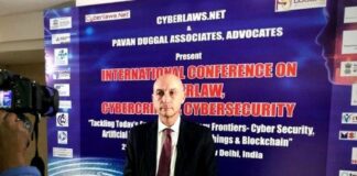 Avvocato palermitano Palmigiano a Conference on Cyberlaw di Nuova Delhi