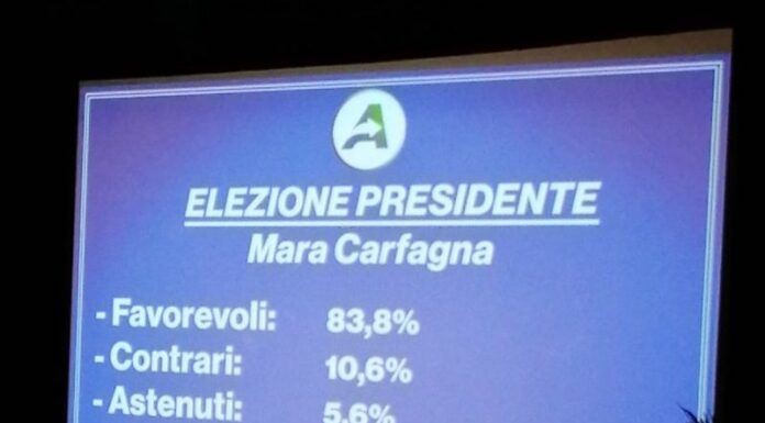 Mara Carfagna eletta presidente di Azione