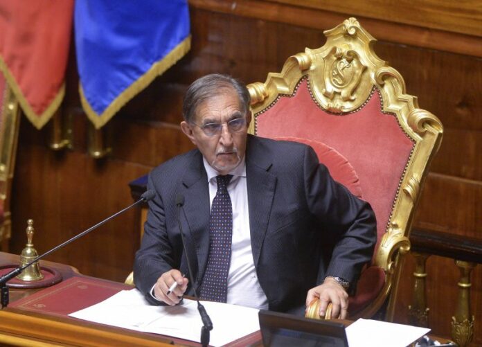 Senato seduta per il voto di fiducia al governo Meloni