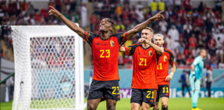 Courtois para un rigore, Batshuayi segna, Belgio-Canada 1-0