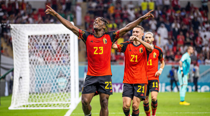 Courtois para un rigore, Batshuayi segna, Belgio-Canada 1-0