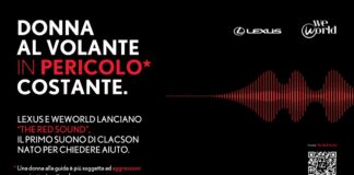Lexus e WeWorld lanciano la campagna “The Red Sound”