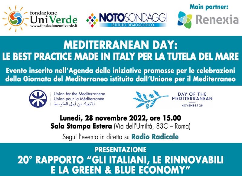A Roma un evento per celebrare la Giornata del Mediterraneo