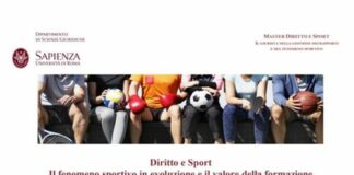 Master Sapienza in Diritto e Sport, al via quinta edizione